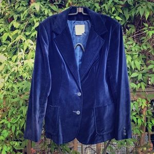 Vtg Nordstrom Velvet Blazer